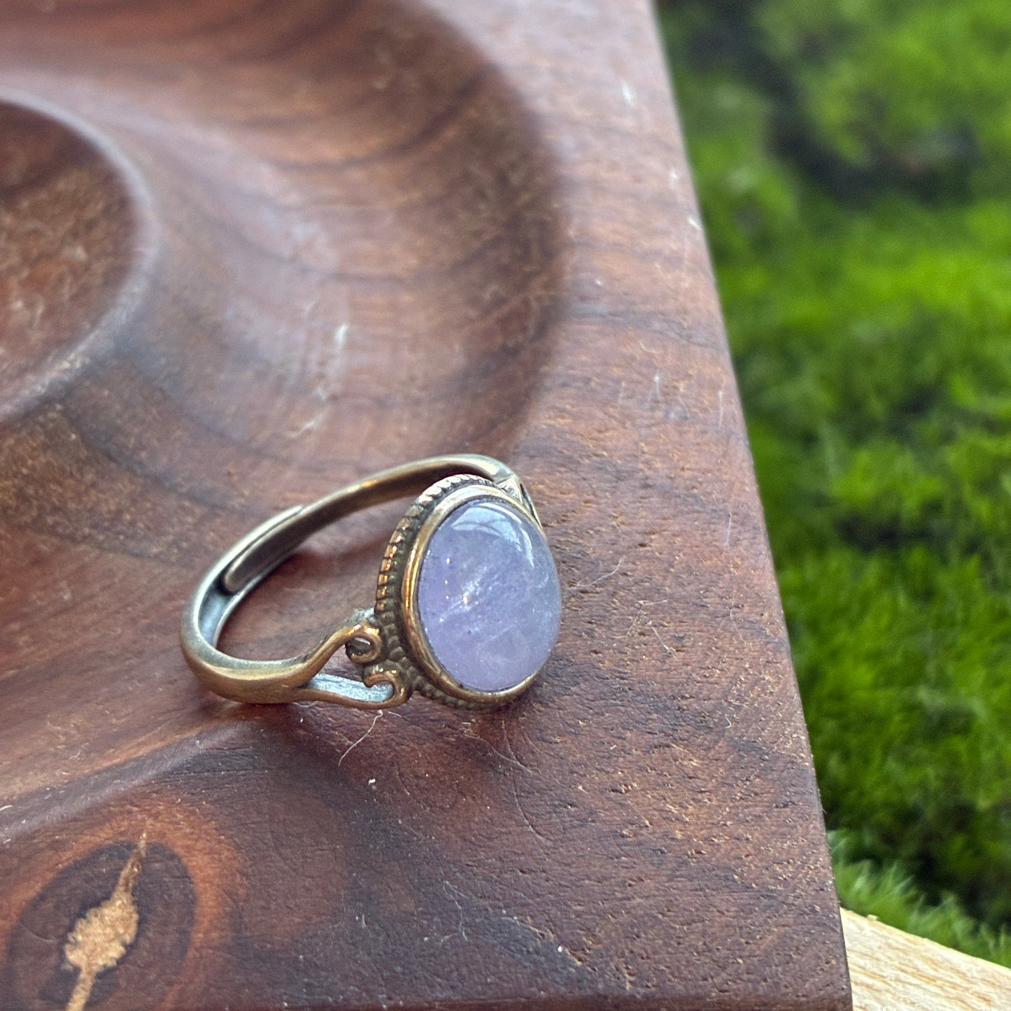 925 Adjustable Ring - Tanzanite - Lapis - Moonstone - Copper Rutile - Garden Quartz - Rainbow Tourmaline - Garnet - Diamond Quartz - Fluorite - Amethyst - Kyanite - Golden Rutile