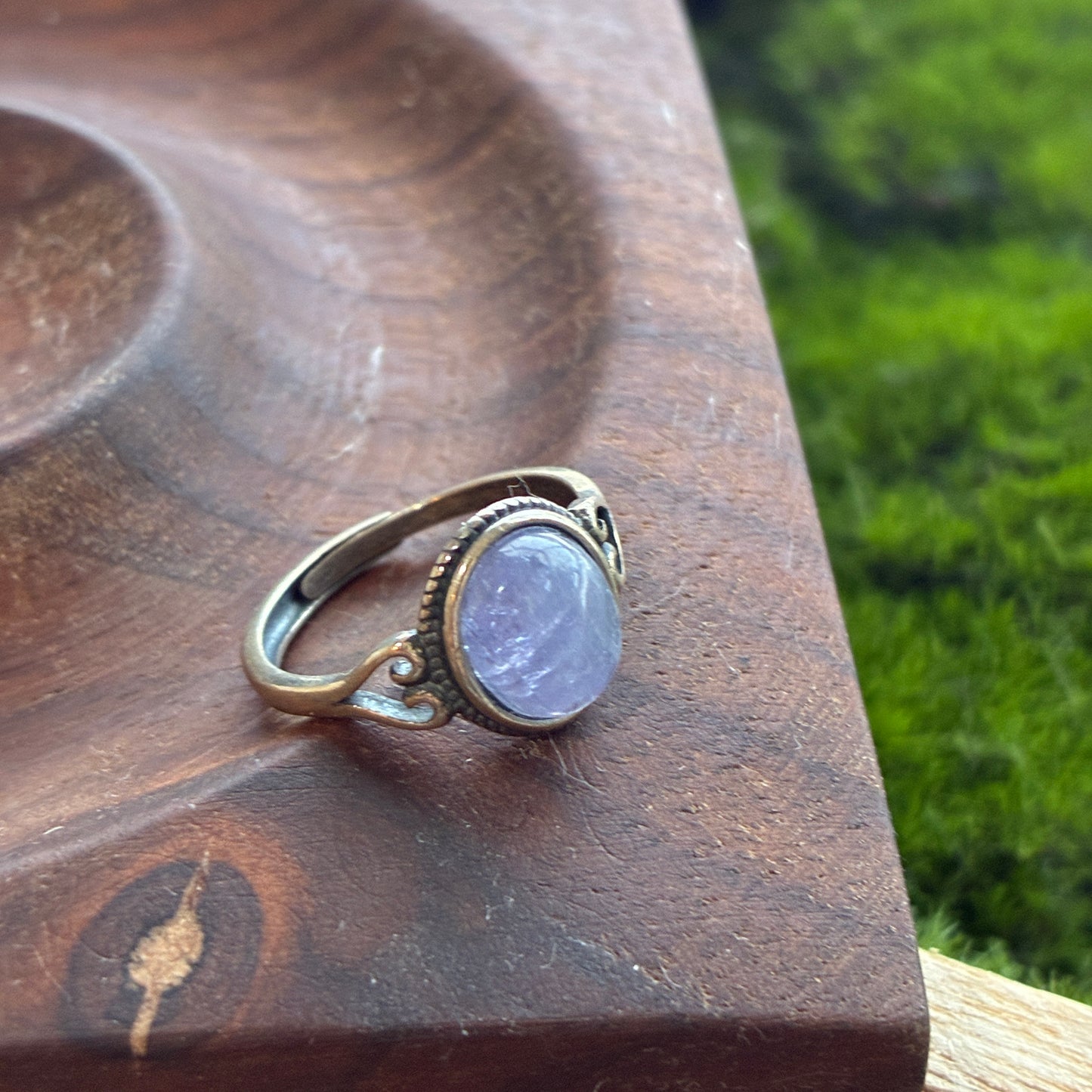 925 Adjustable Ring - Tanzanite - Lapis - Moonstone - Copper Rutile - Garden Quartz - Rainbow Tourmaline - Garnet - Diamond Quartz - Fluorite - Amethyst - Kyanite - Golden Rutile