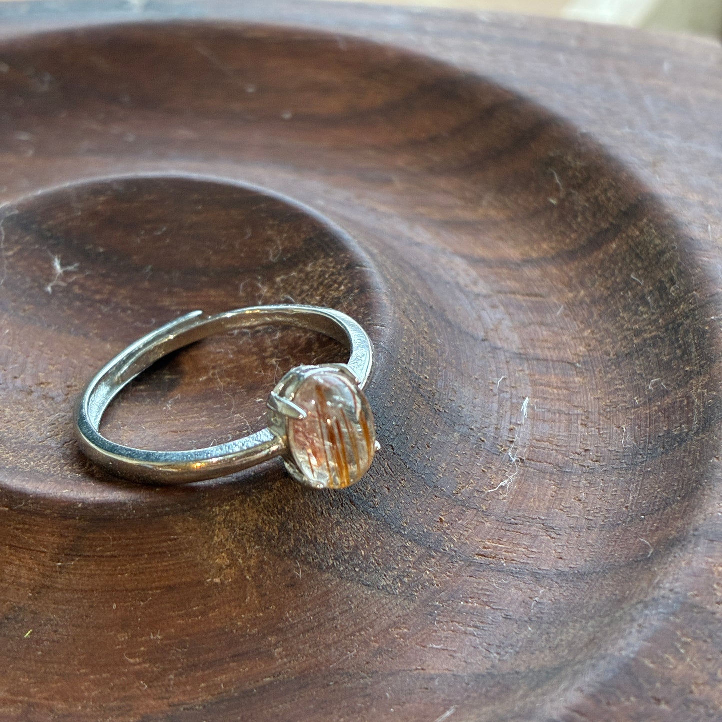 925 Adjustable Ring - Tanzanite - Lapis - Moonstone - Copper Rutile - Garden Quartz - Rainbow Tourmaline - Garnet - Diamond Quartz - Fluorite - Amethyst - Kyanite - Golden Rutile