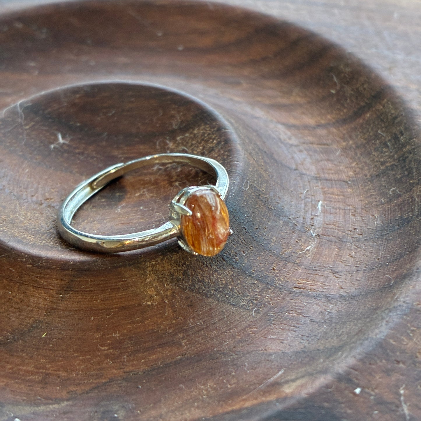 925 Adjustable Ring - Tanzanite - Lapis - Moonstone - Copper Rutile - Garden Quartz - Rainbow Tourmaline - Garnet - Diamond Quartz - Fluorite - Amethyst - Kyanite - Golden Rutile