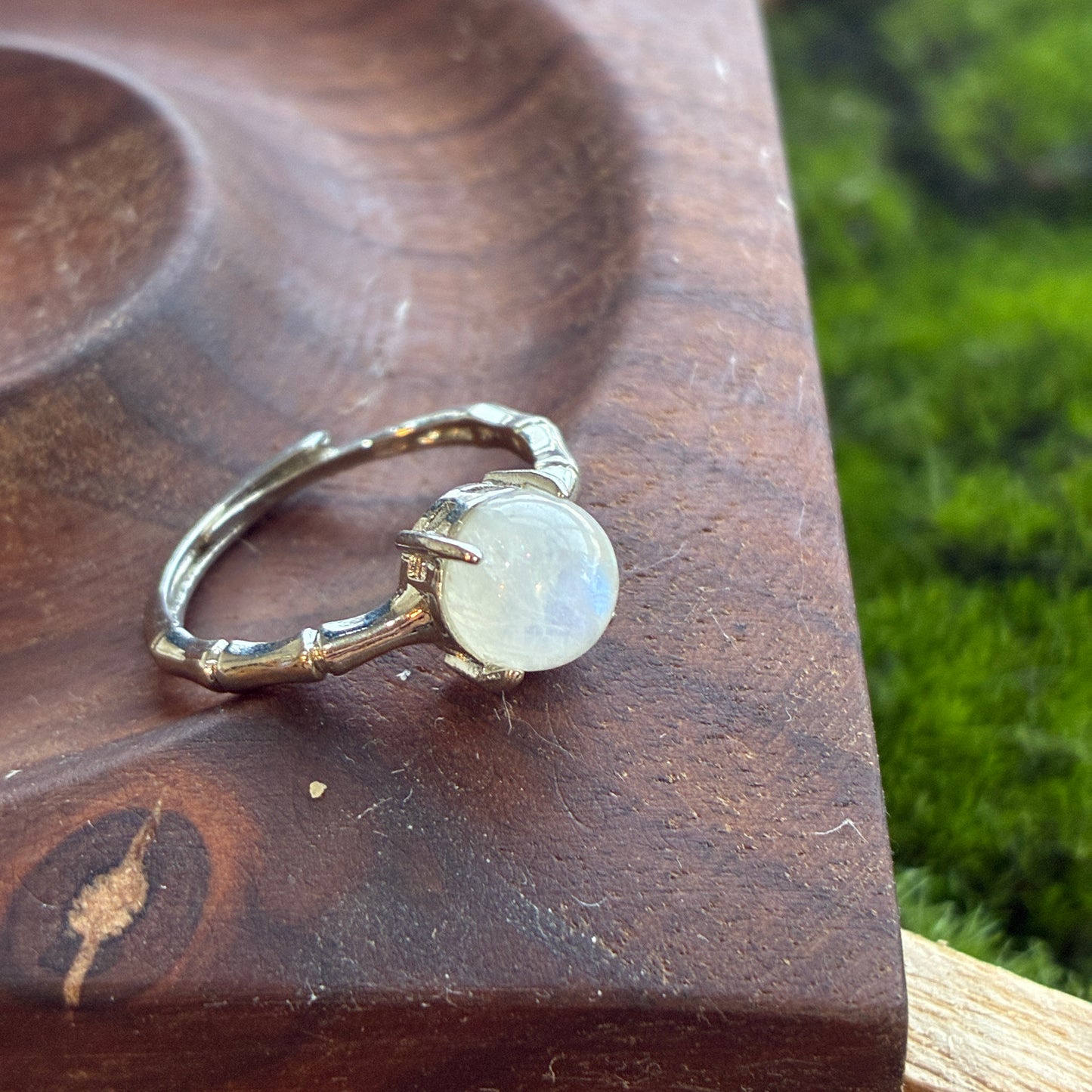 925 Adjustable Ring - Tanzanite - Lapis - Moonstone - Copper Rutile - Garden Quartz - Rainbow Tourmaline - Garnet - Diamond Quartz - Fluorite - Amethyst - Kyanite - Golden Rutile