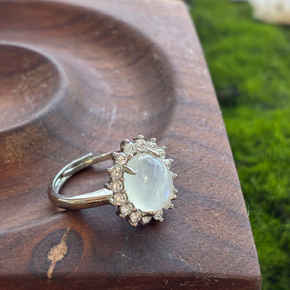 925 Adjustable Ring - Tanzanite - Lapis - Moonstone - Copper Rutile - Garden Quartz - Rainbow Tourmaline - Garnet - Diamond Quartz - Fluorite - Amethyst - Kyanite - Golden Rutile