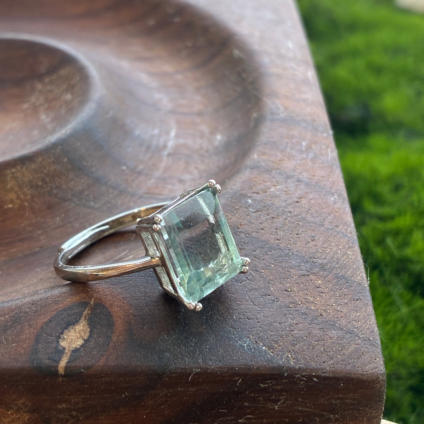 925 Adjustable Ring - Tanzanite - Lapis - Moonstone - Copper Rutile - Garden Quartz - Rainbow Tourmaline - Garnet - Diamond Quartz - Fluorite - Amethyst - Kyanite - Golden Rutile