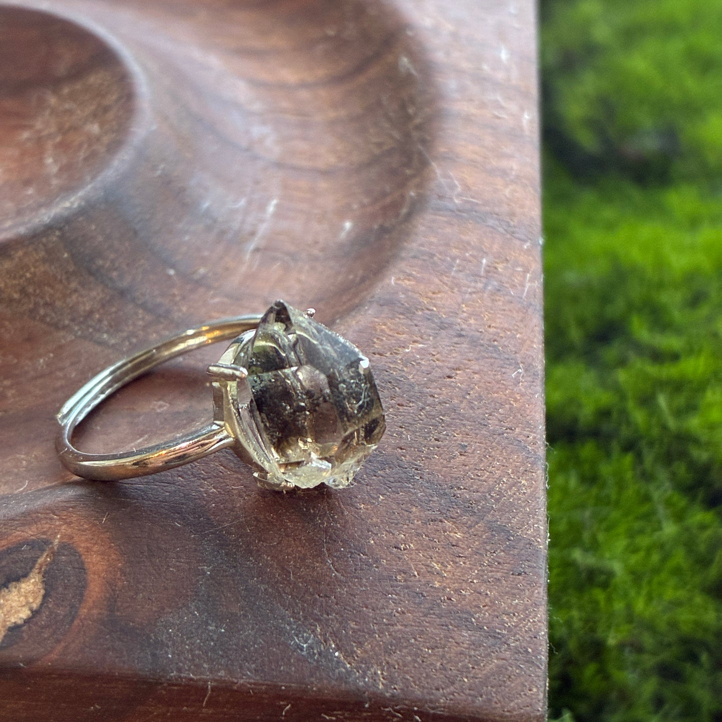 925 Adjustable Ring - Tanzanite - Lapis - Moonstone - Copper Rutile - Garden Quartz - Rainbow Tourmaline - Garnet - Diamond Quartz - Fluorite - Amethyst - Kyanite - Golden Rutile