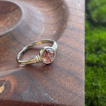 925 Adjustable Ring - Tanzanite - Lapis - Moonstone - Copper Rutile - Garden Quartz - Rainbow Tourmaline - Garnet - Diamond Quartz - Fluorite - Amethyst - Kyanite - Golden Rutile