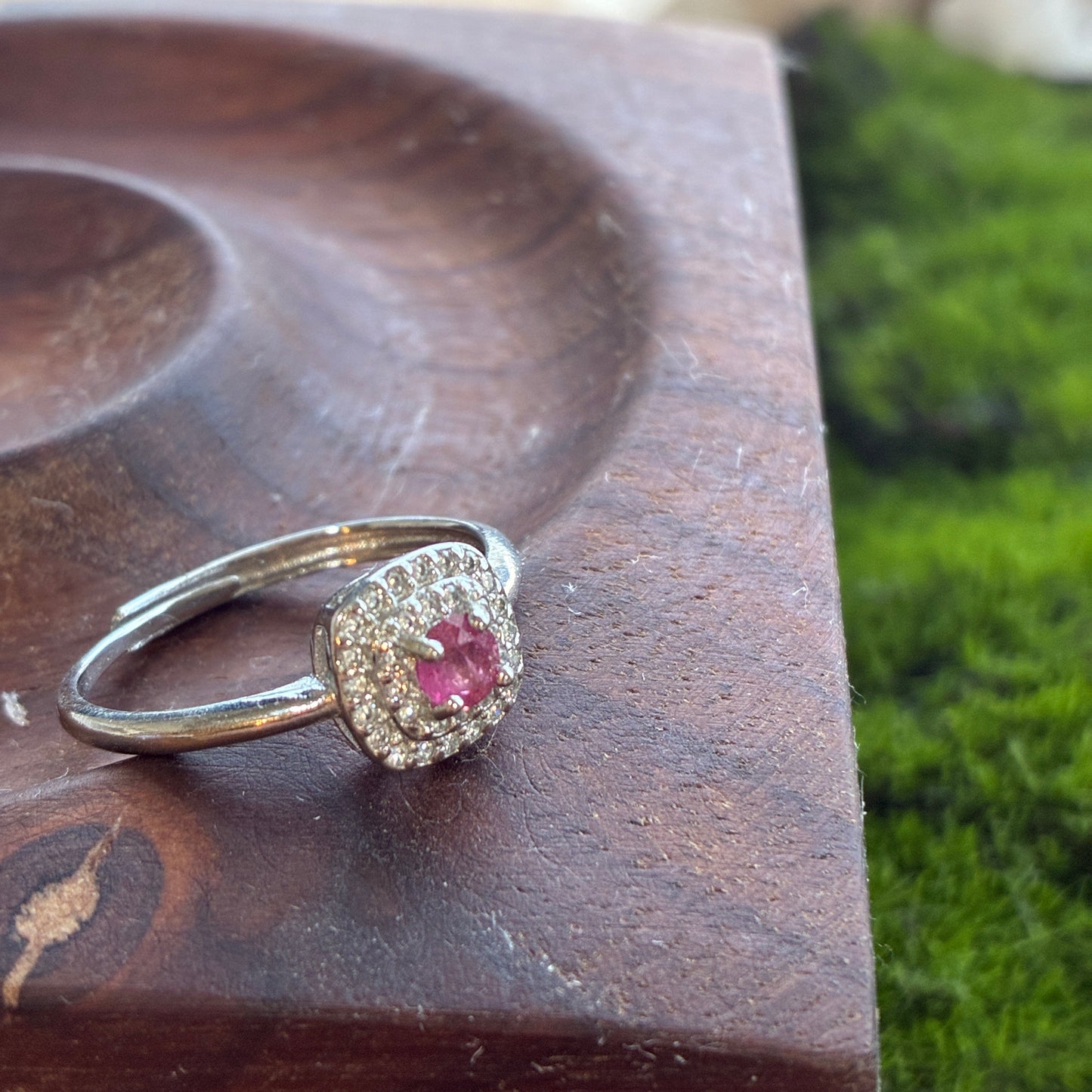 925 Adjustable Ring - Tanzanite - Lapis - Moonstone - Copper Rutile - Garden Quartz - Rainbow Tourmaline - Garnet - Diamond Quartz - Fluorite - Amethyst - Kyanite - Golden Rutile