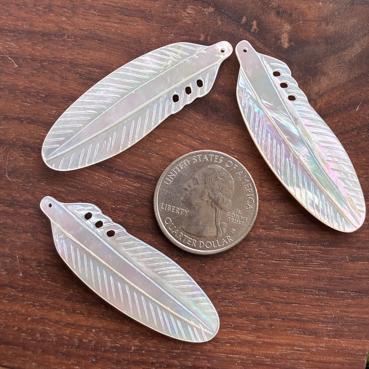 MOP - Abalone - Mother of Pearl - Fairy - Face - Flower - Cat - Heart - Feather - Cabochon - Charm