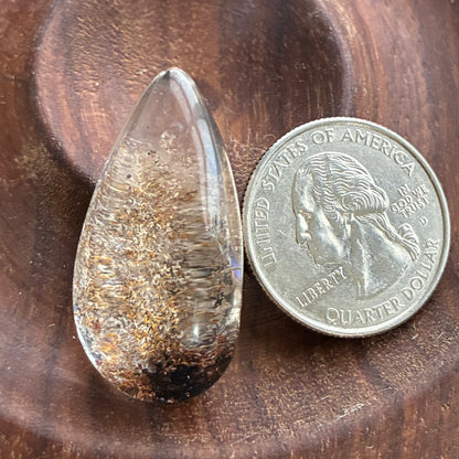 Garden Quartz - Puffy Teardrops - Scenic - Pendant