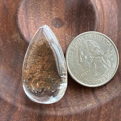 Garden Quartz - Puffy Teardrops - Scenic - Pendant