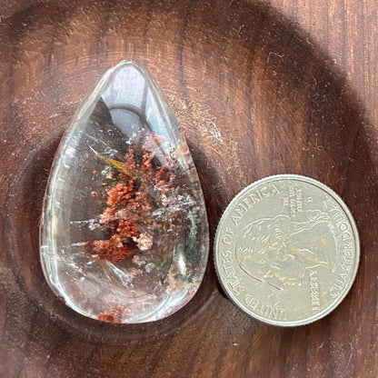 Garden Quartz - Puffy Teardrops - Scenic - Pendant