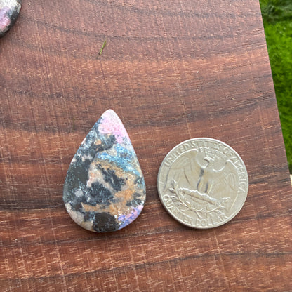 Cobalto Calcite Cabochon - Teardrop - Square - Oval - Triangle