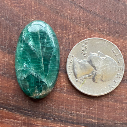Blue Apatite Cabochon - Oval - Teardrop