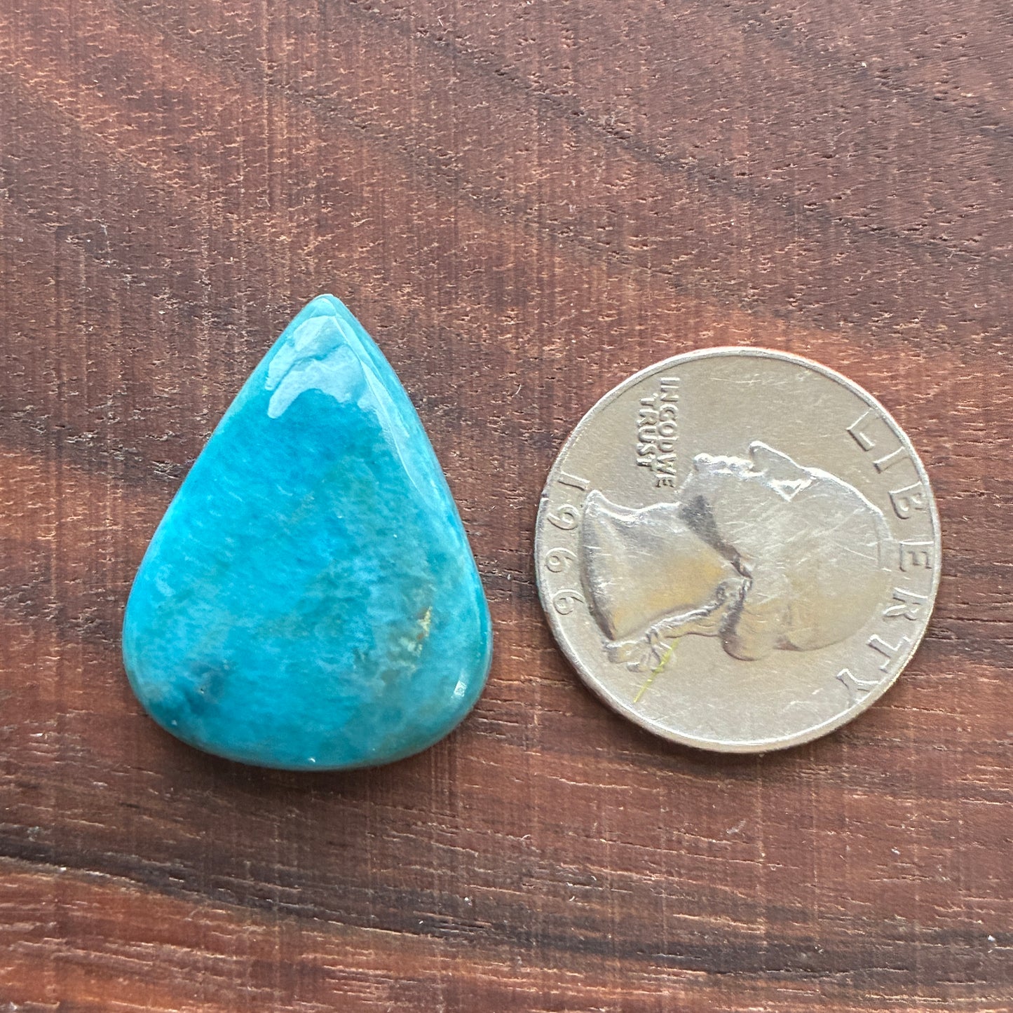 Blue Apatite Cabochon - Oval - Teardrop