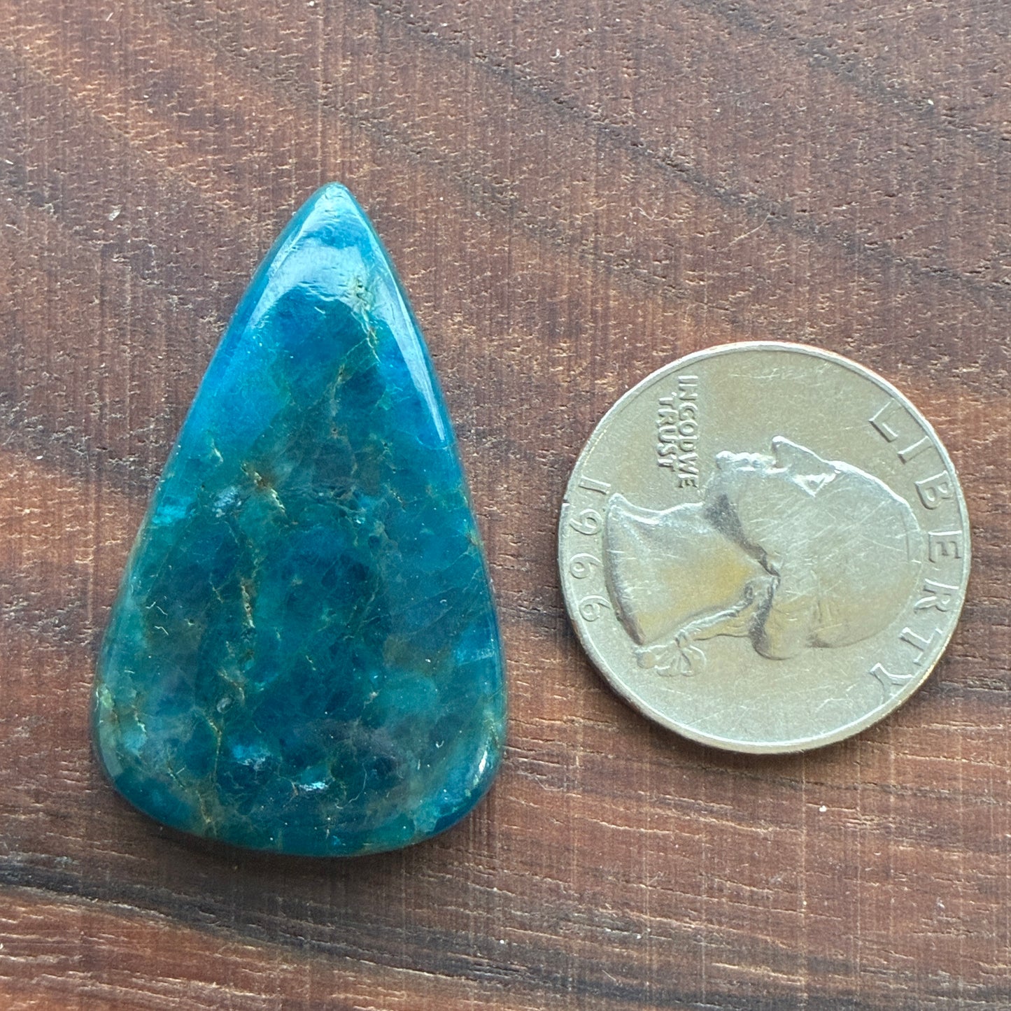 Blue Apatite (Darker) Cabochon - Oval - Teardrop