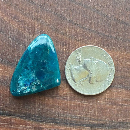 Blue Apatite (Darker) Cabochon - Oval - Teardrop