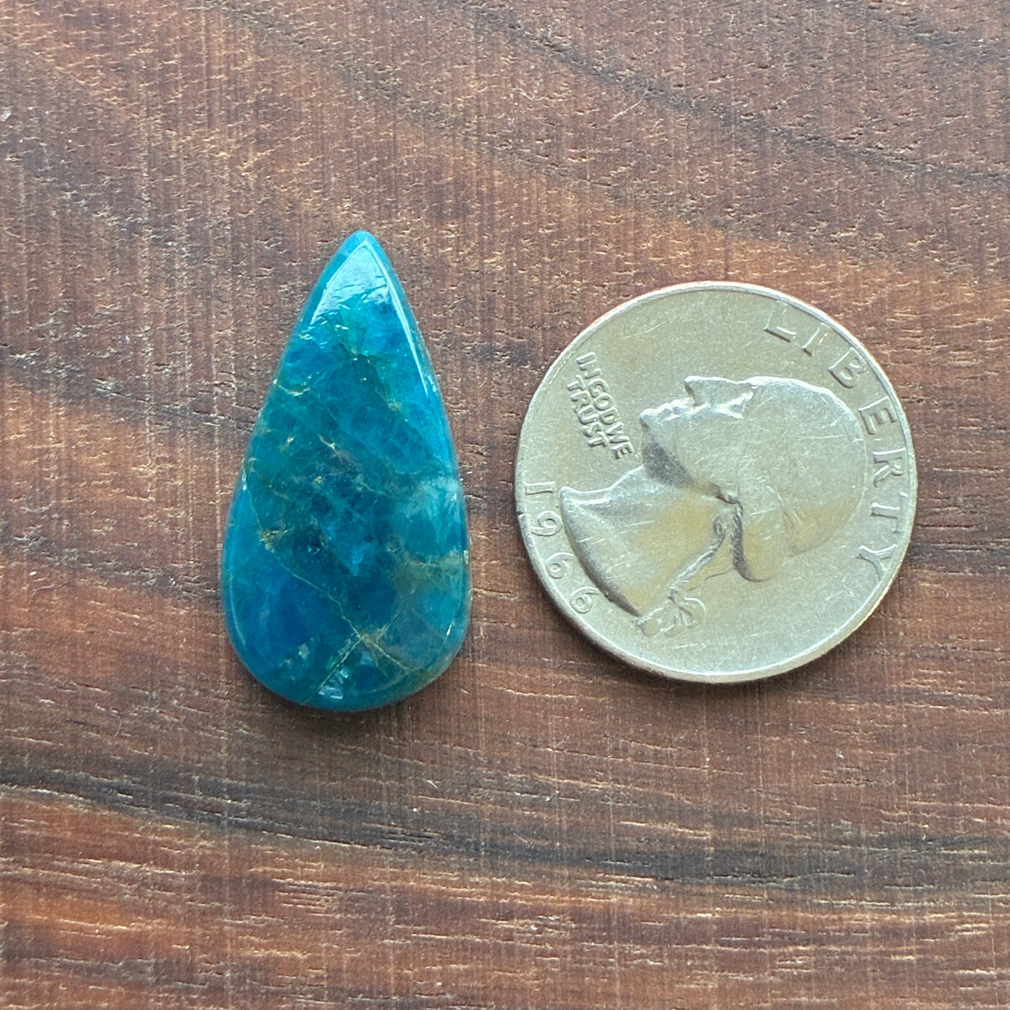 Blue Apatite (Darker) Cabochon - Oval - Teardrop