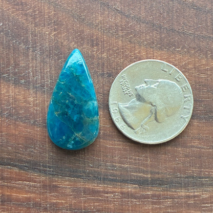 Blue Apatite (Darker) Cabochon - Oval - Teardrop