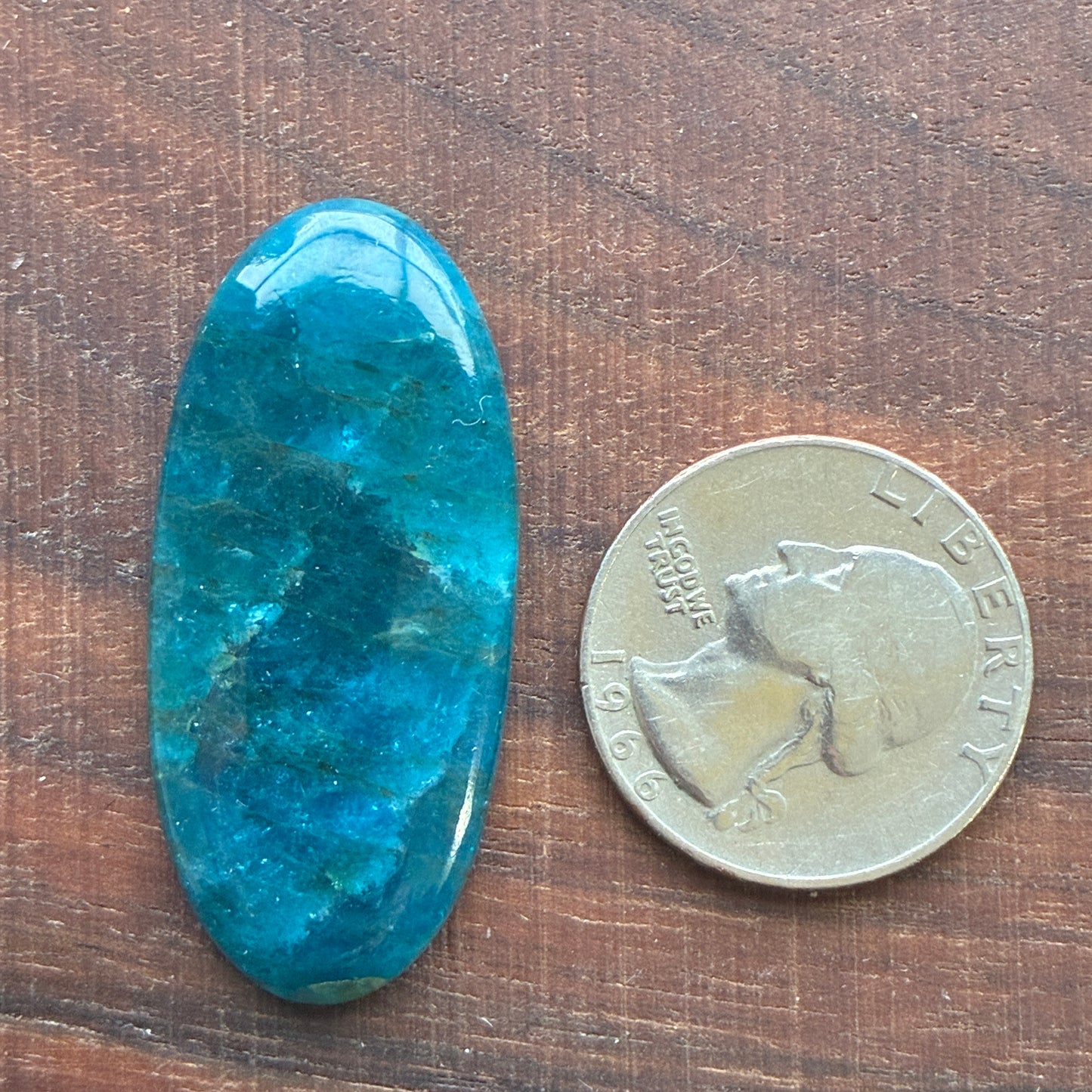 Blue Apatite (Darker) Cabochon - Oval - Teardrop