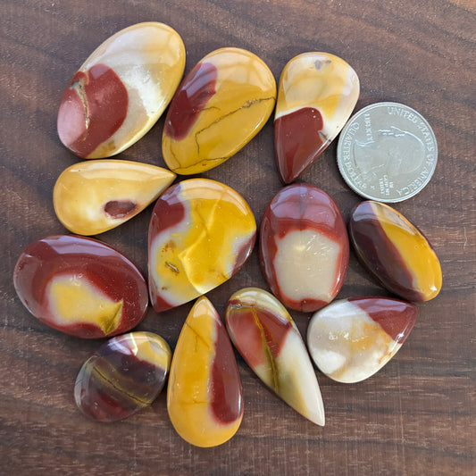 Mookaite Jasper Cabochon - Oval - Teardrop - Freeform