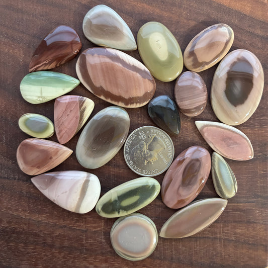 Imperial Jasper - Cabochon - Oval -Teardrop - Round - Marquise