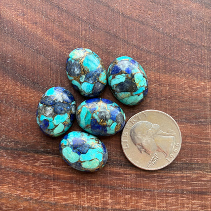 Mojave Stone - Spiny oyster Turquoise - Royal blue - Lavender purple - Dark Purple - Purple Blue - 15x20mm