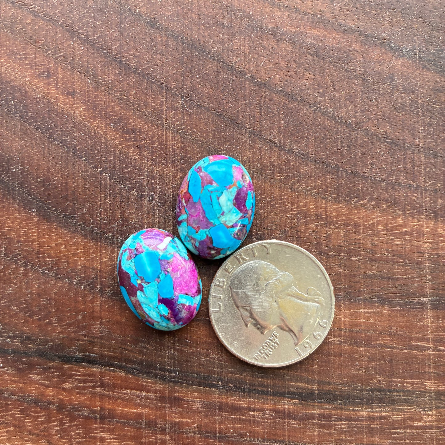 Mojave Stone - Spiny oyster Turquoise - Royal blue - Lavender purple - Dark Purple - Purple Blue - 15x20mm