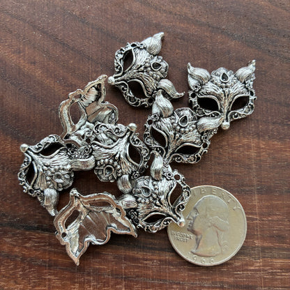 Metal Findings - Fox Mask - Bracelet Making