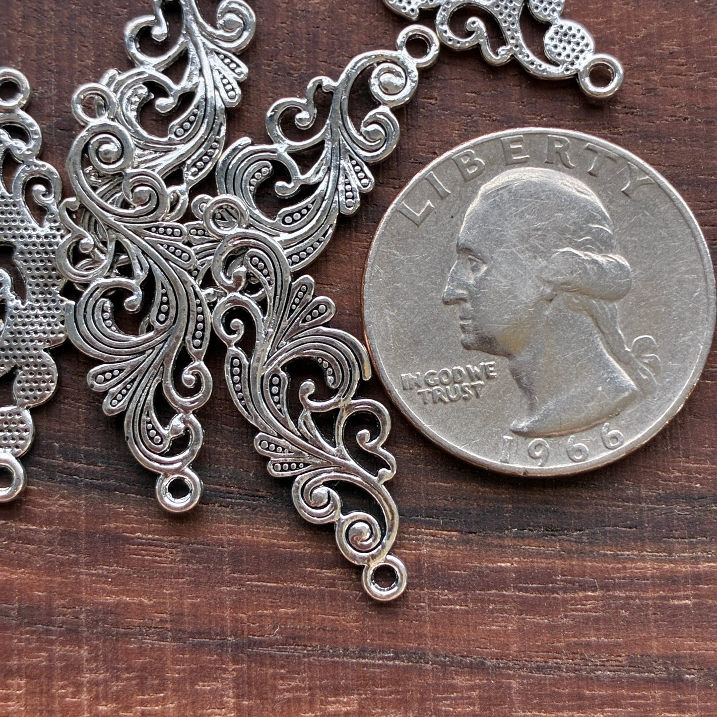 Metal Findings - Connector - Cloud design - Bracelet - Earring
