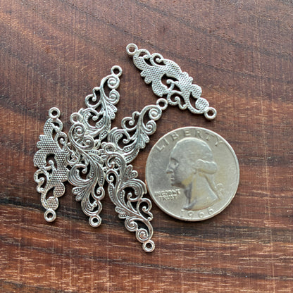 Metal Findings - Connector - Cloud design - Bracelet - Earring