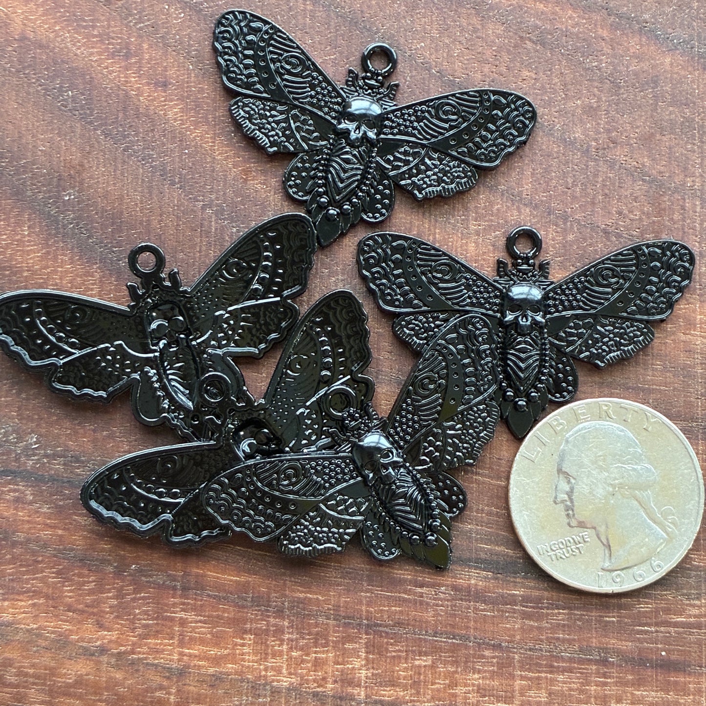 Metal Findings - Death Moth - Pendant / Charm