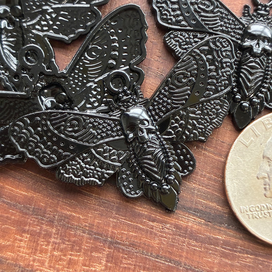 Metal Findings - Death Moth - Pendant / Charm
