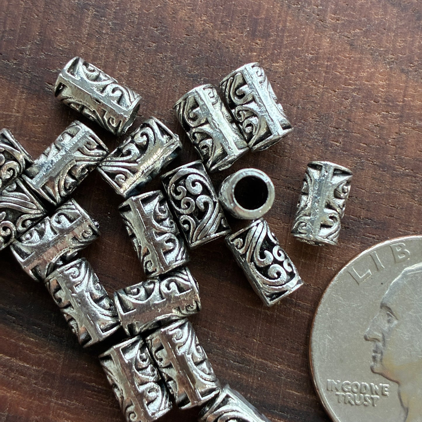 Metal Findings - Tube Bead - Earring Making - Beading