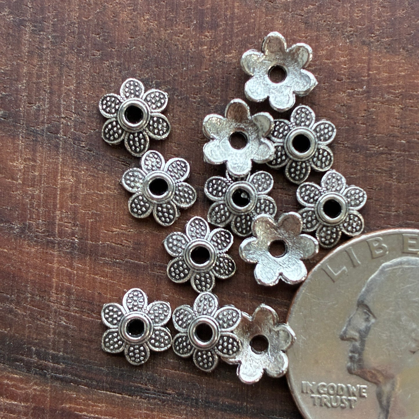 Metal Findings - Bead Cap - Floral - Spacer