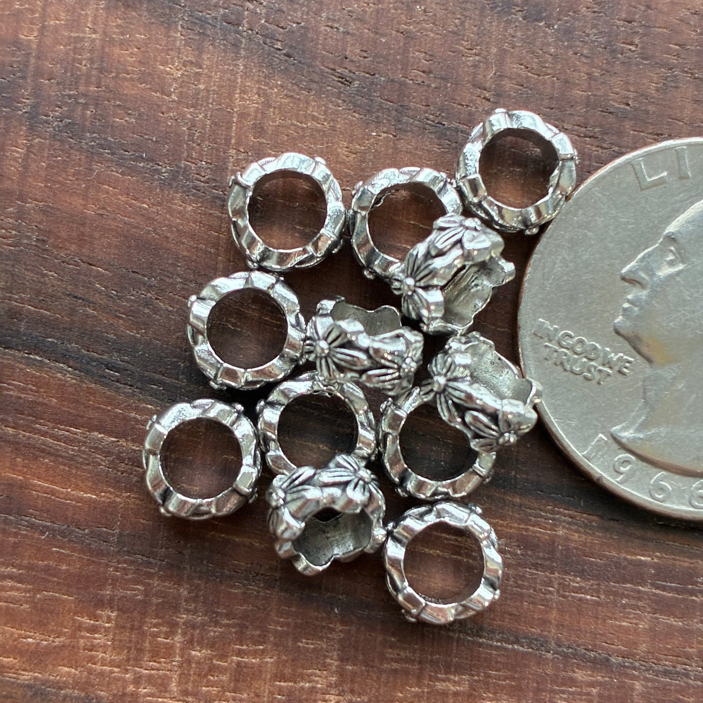 Metal Findings - Floral Spacer - Bracelet Making