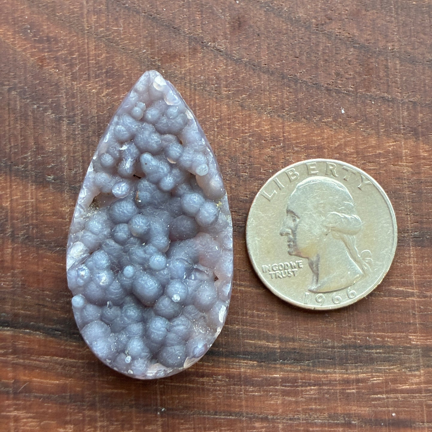 Grape Agate Cabochon - Polished Back - Puffy - Flatback - Indonesia