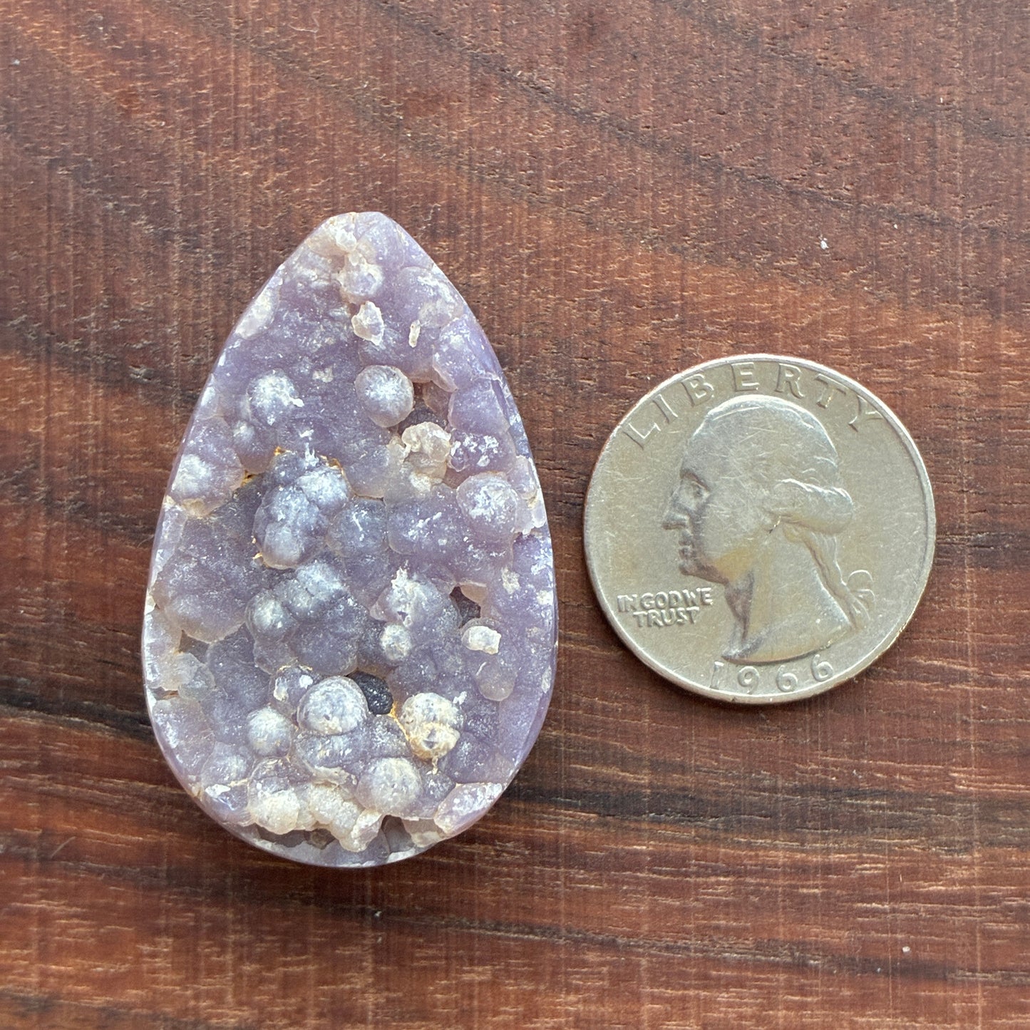 Grape Agate Cabochon - Polished Back - Puffy - Flatback - Indonesia