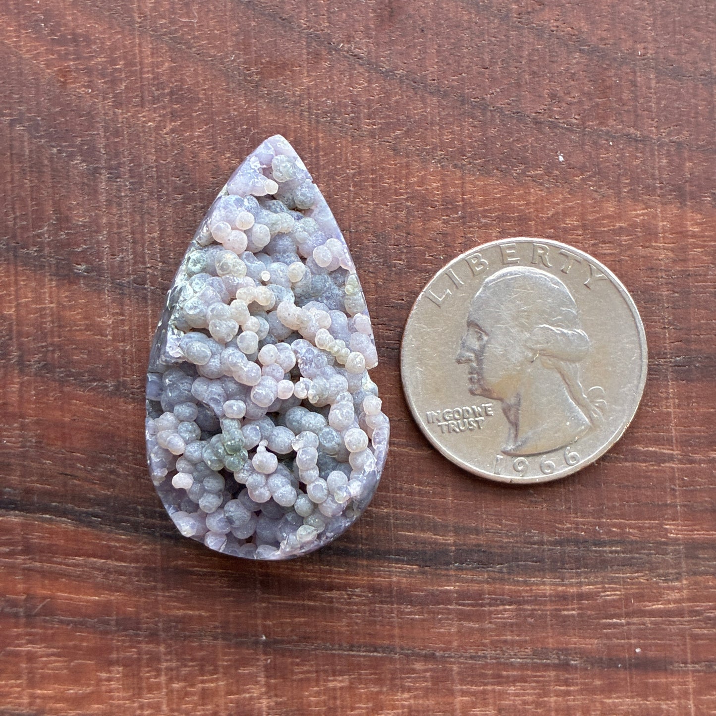Grape Agate Cabochon - Polished Back - Puffy - Flatback - Indonesia