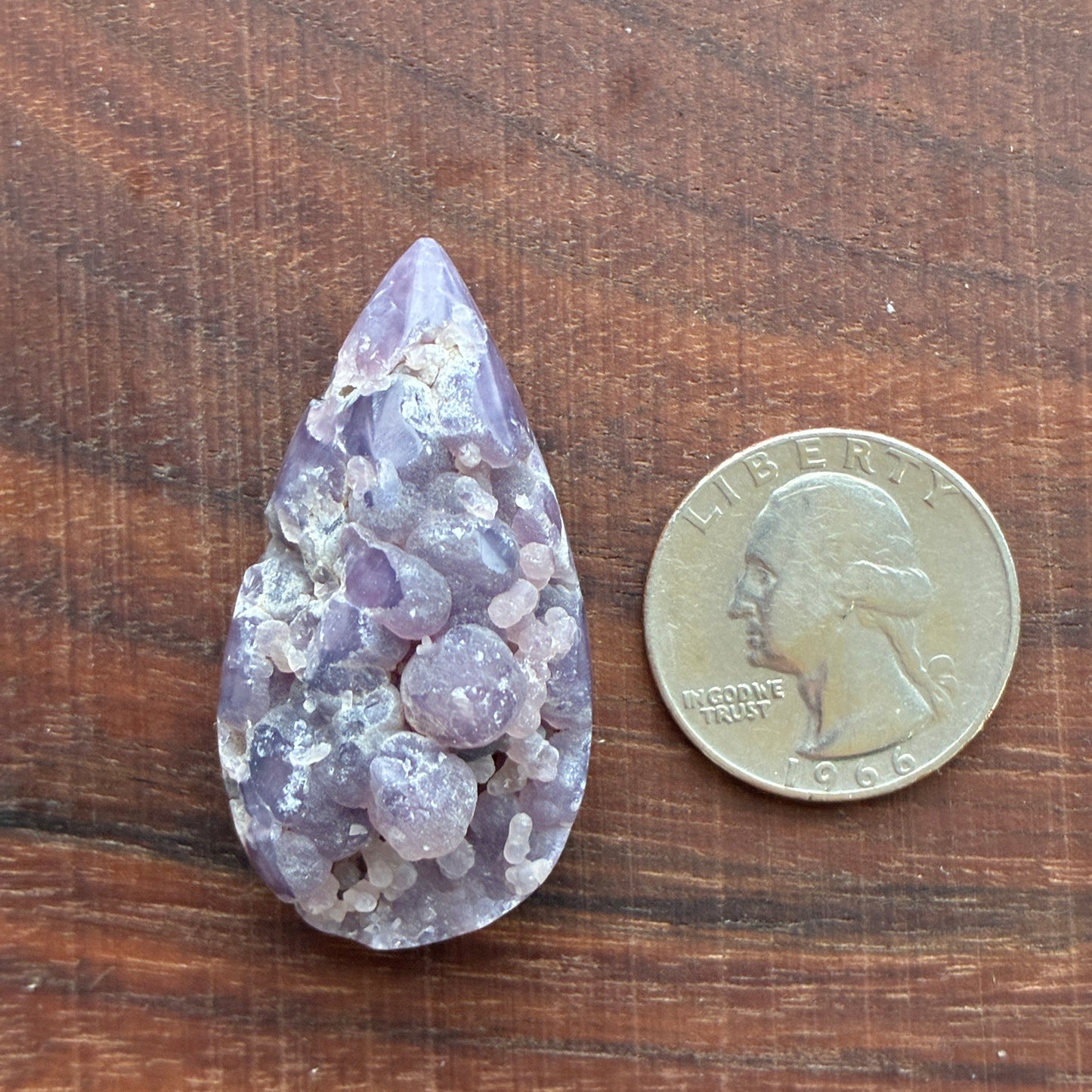 Grape Agate Cabochon - Polished Back - Puffy - Flatback - Indonesia