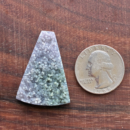 Grape Agate Cabochon - Polished Back - Puffy - Flatback - Indonesia