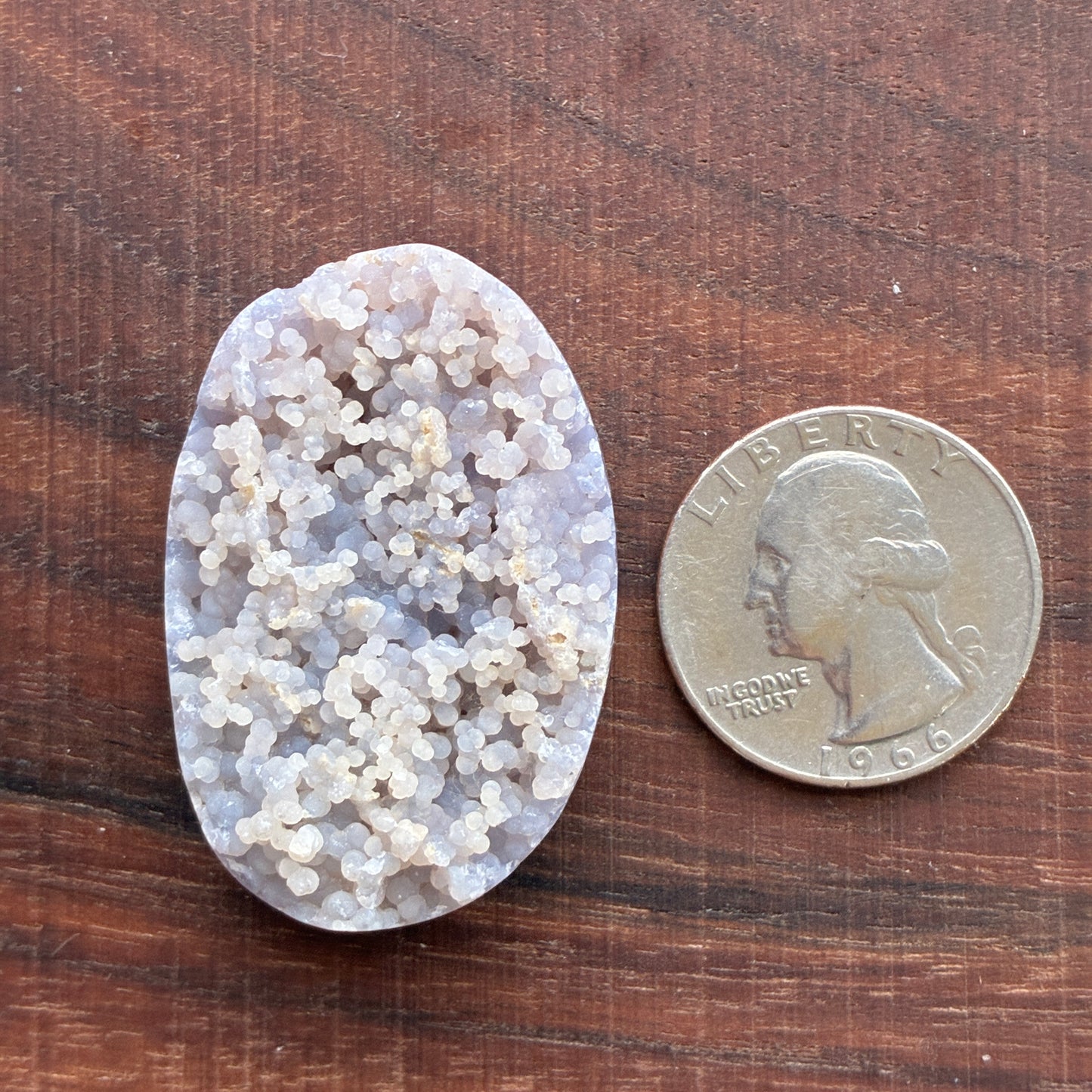 Grape Agate Cabochon - Polished Back - Puffy - Flatback - Indonesia