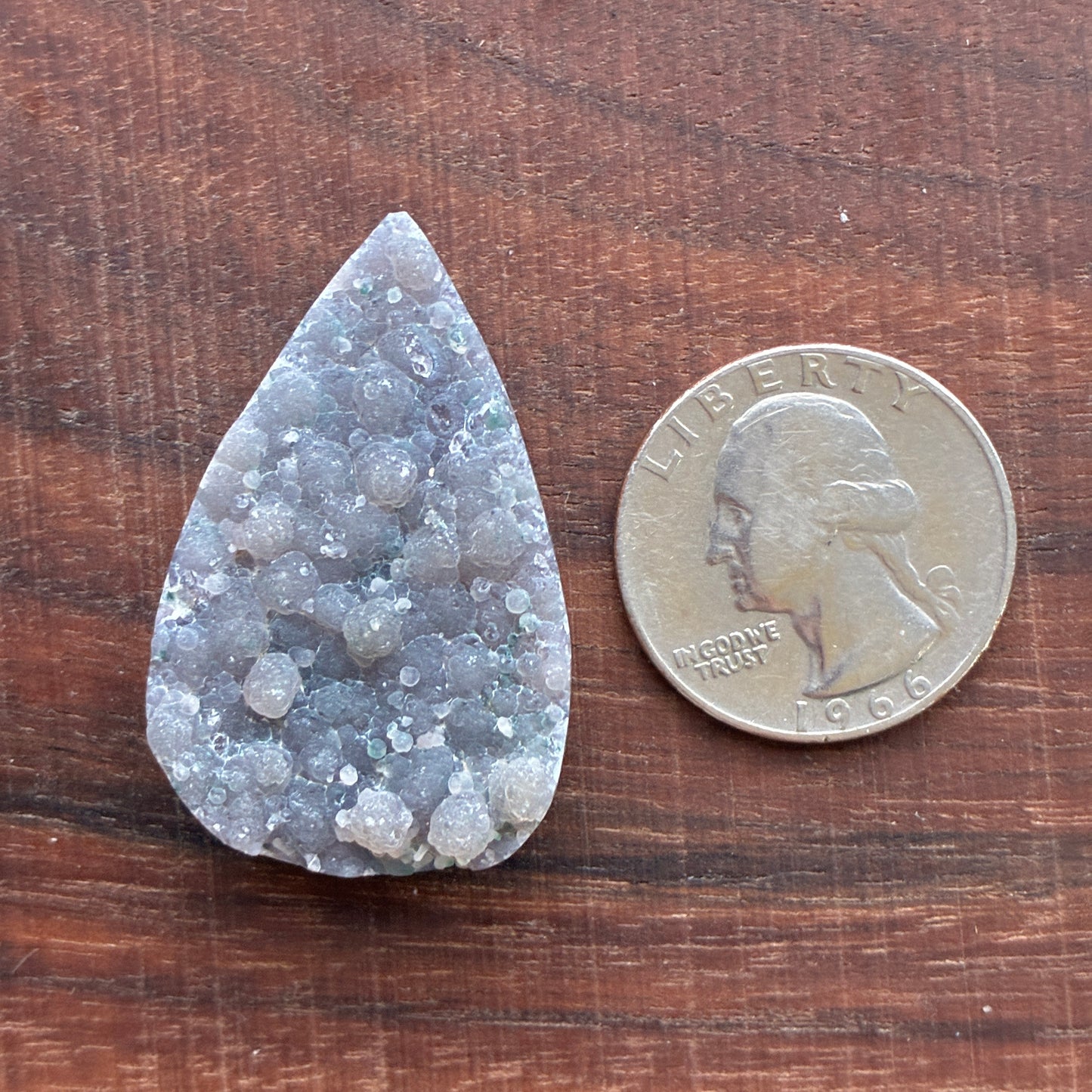 Grape Agate Cabochon - Polished Back - Puffy - Flatback - Indonesia