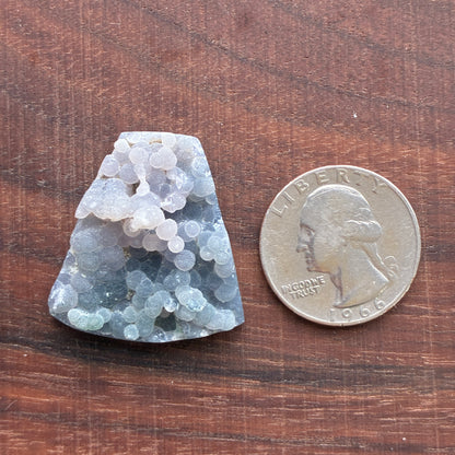 Grape Agate Cabochon - Polished Back - Puffy - Flatback - Indonesia