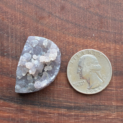 Grape Agate Cabochon - Polished Back - Puffy - Flatback - Indonesia