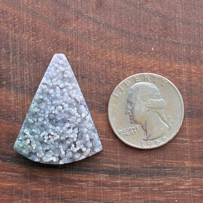 Grape Agate Cabochon - Polished Back - Puffy - Flatback - Indonesia