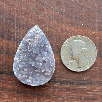 Grape Agate Cabochon - Polished Back - Puffy - Flatback - Indonesia