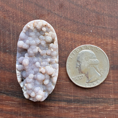 Grape Agate Cabochon - Polished Back - Puffy - Flatback - Indonesia