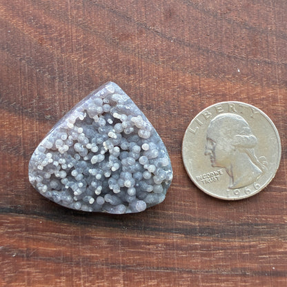 Grape Agate Cabochon - Polished Back - Puffy - Flatback - Indonesia