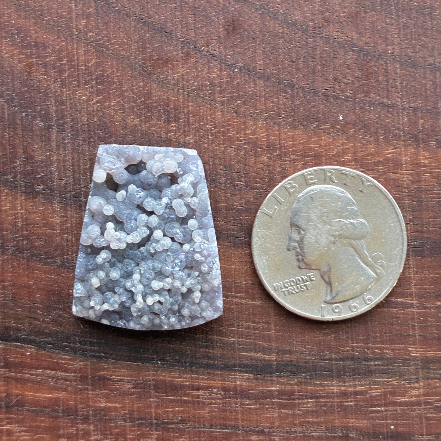 Grape Agate Cabochon - Polished Back - Puffy - Flatback - Indonesia