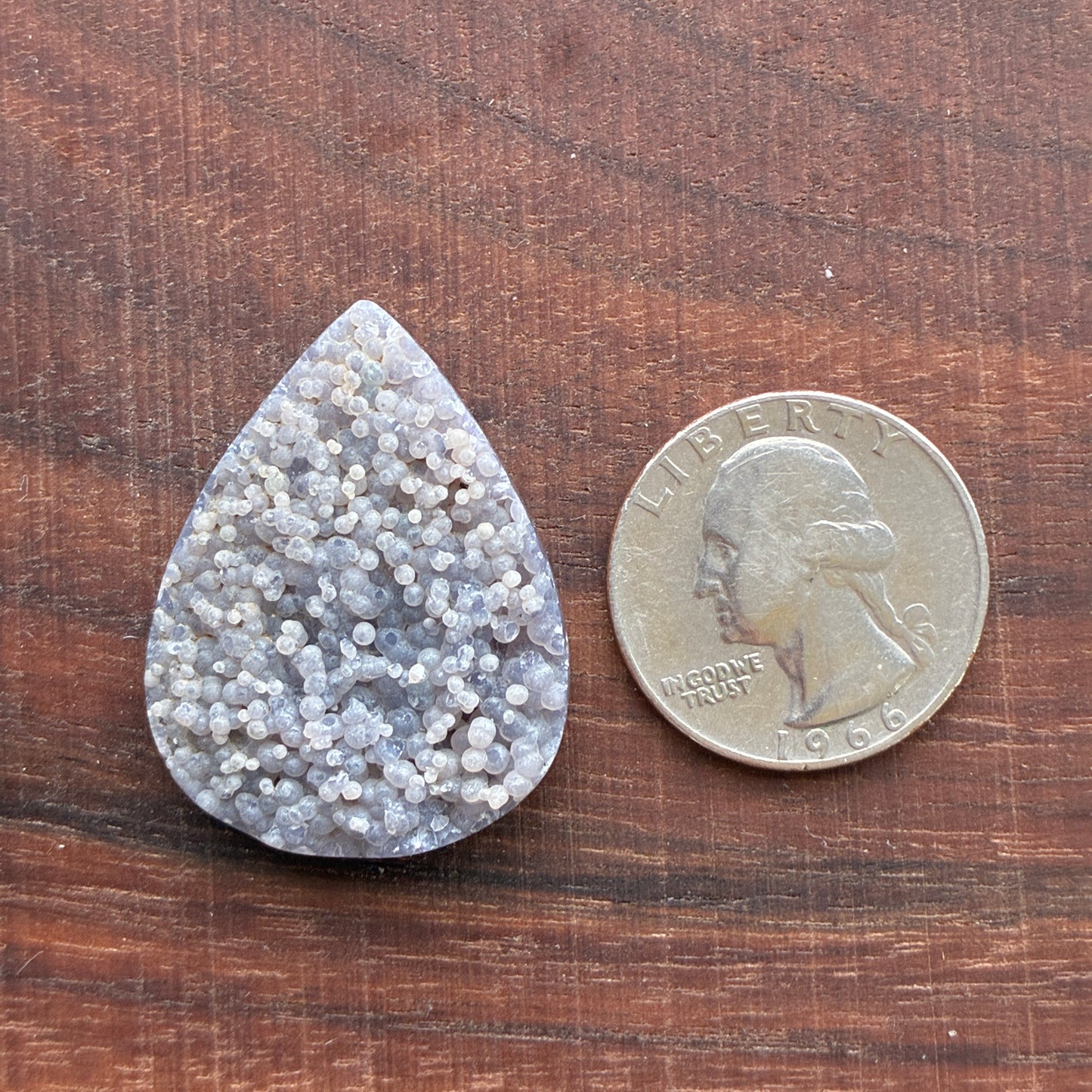 Grape Agate Cabochon - Polished Back - Puffy - Flatback - Indonesia