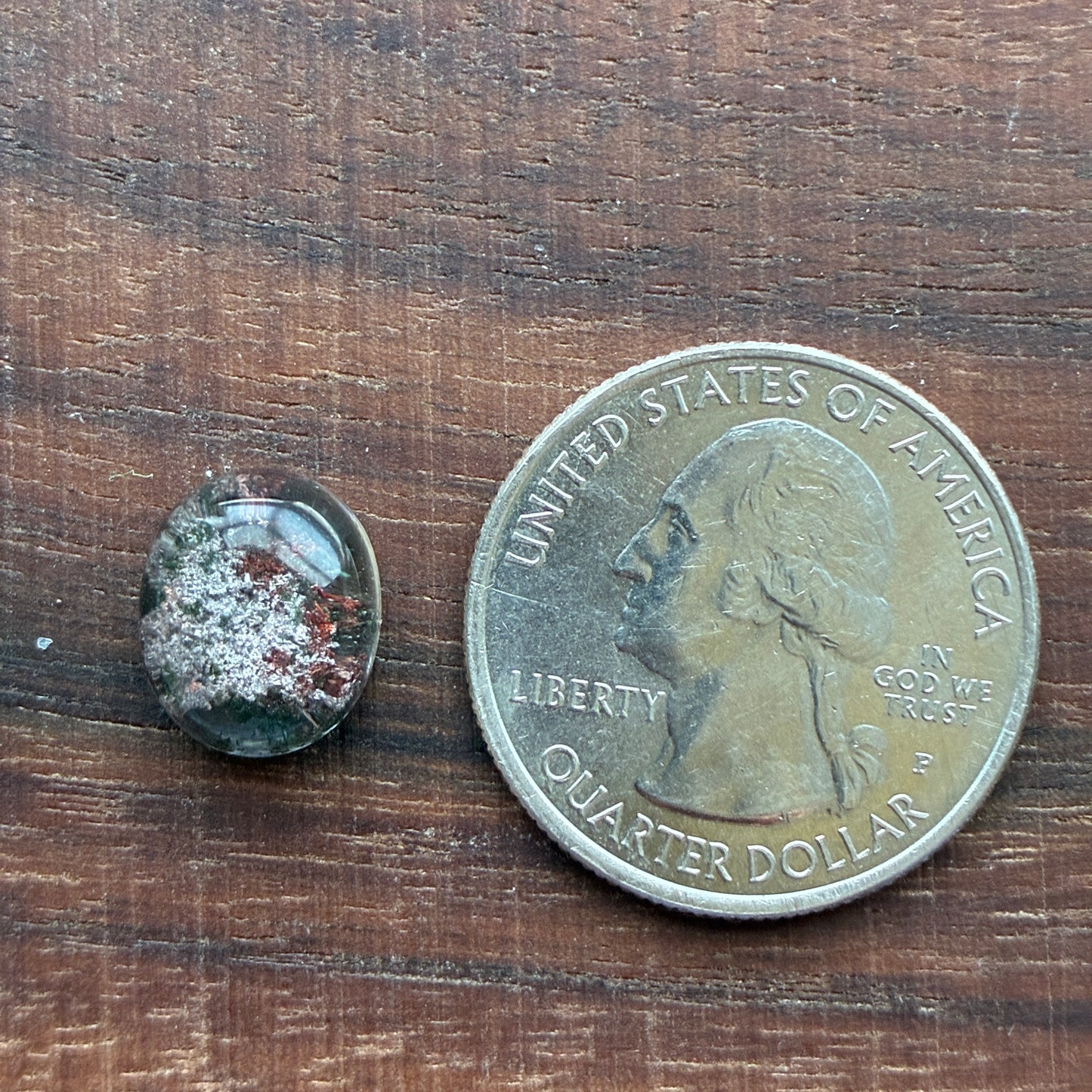 High Quality Garden Quartz - Cabochon - Ring Size - Scenic Crystal